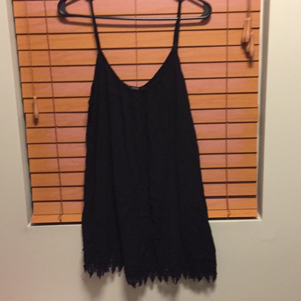 Forever21 black swim suit cover up